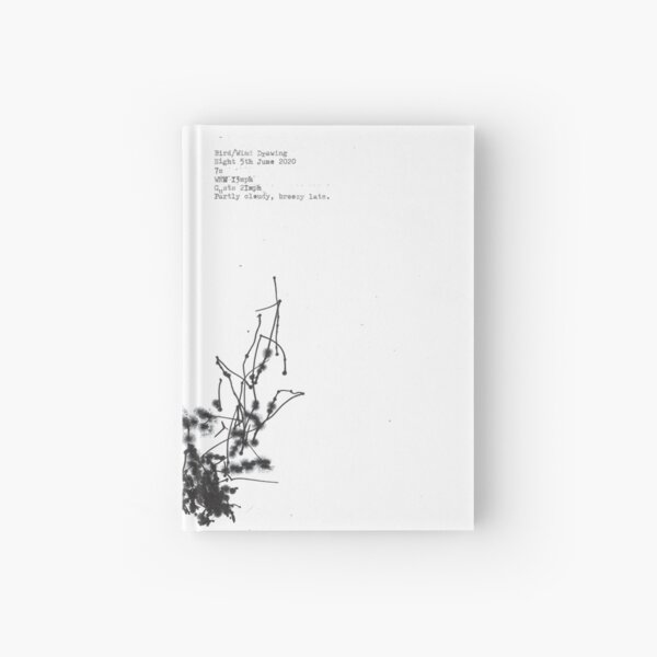 Drawings by birds and the wind 5th June 2020 Hardcover Journal