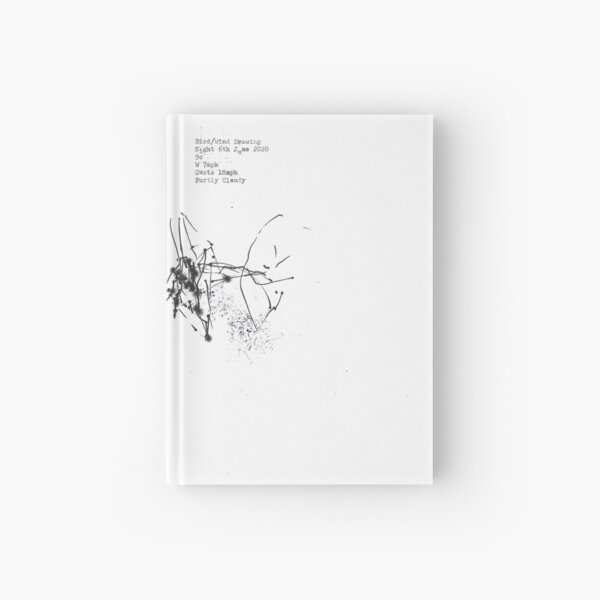 Drawings by birds at night and in the day 6th June 2020 Hardcover Journal