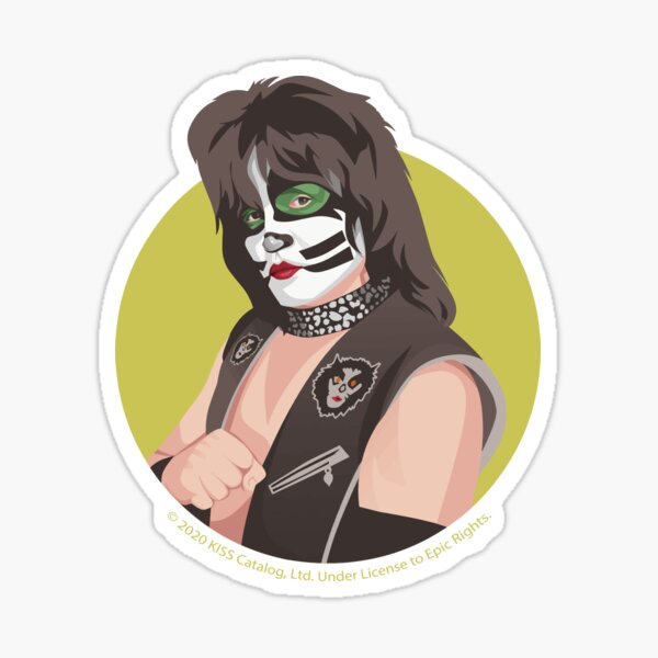 KISS - The Catman - Awesome Vector Illustration Sticker