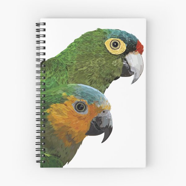 Item preview,  orange-fronted parakeet and dirty-breasted parakeet designed and sold by obscurite.