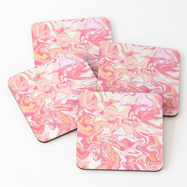 Item preview, Pink Yellow Orange Paint Pour designed and sold by justingrenie.