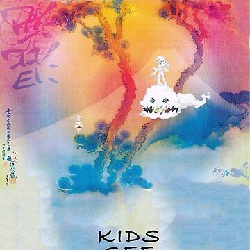 Kids See Ghosts Sticker for Sale by FreezyArt