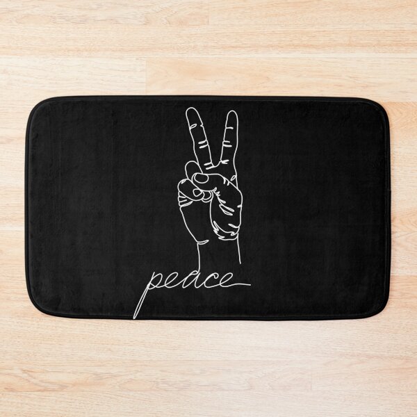 Item preview, Peace gesture in white designed and sold by SibMa.