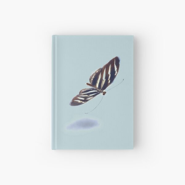 Zebra Longwing Butterfly Hardcover Journal