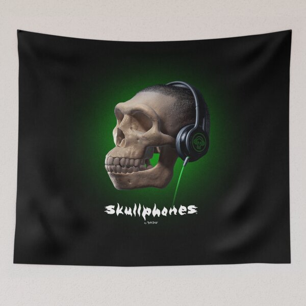 Item preview, SKULLPHONES green 16-03 designed and sold by Radu-Gabriel.