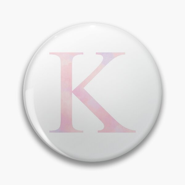 Item preview, KAPPA K BLUSH GREEK LETTER designed and sold by Stickers by SoSrat.