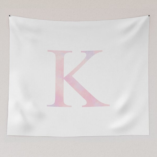 Item preview, KAPPA K BLUSH GREEK LETTER designed and sold by Stickers by SoSrat.