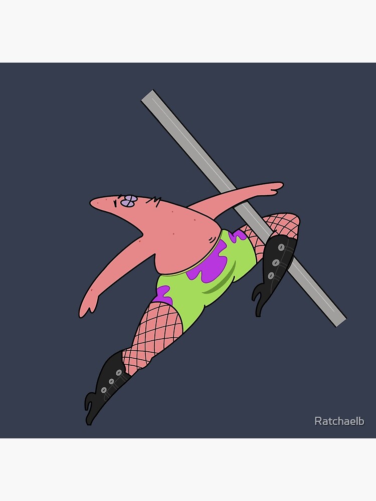 Pole Dancing Patrick  Postcard for Sale by Ratchaelb