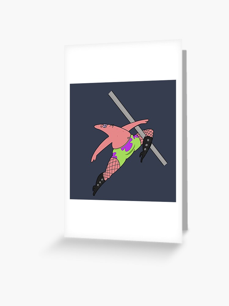 Pole Dancing Patrick  Postcard for Sale by Ratchaelb