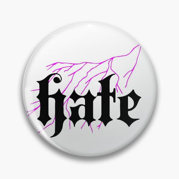 Item preview, Hate Sad Fluor Pink designed and sold by RosedesignArt.