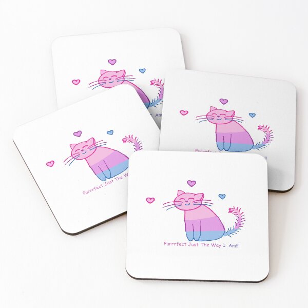 Item preview, Purrrfect Just The Way I Am! -- Bi-kitty designed and sold by LuxPNSilva.