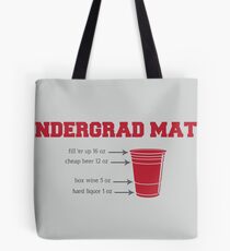 Undergrad Math Tote Bag
