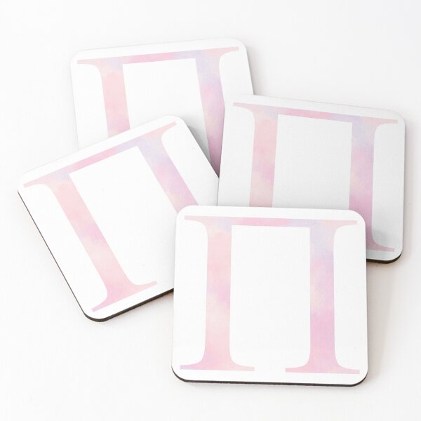Item preview, PI BLUSH GREEK LETTER designed and sold by Stickers by SoSrat.