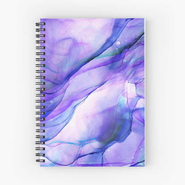 Item preview, Violet Ink Flow Abstract Ink Painting designed and sold by Olga Shvartsur.
