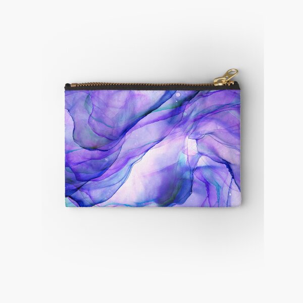 Item preview, Violet Ink Flow Abstract Ink Painting designed and sold by Olga Shvartsur.