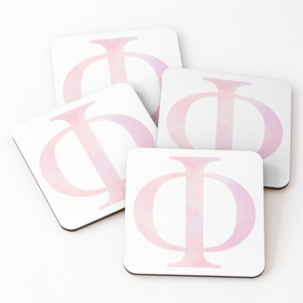 Item preview, PHI BLUSH GREEK LETTER designed and sold by Stickers by SoSrat.