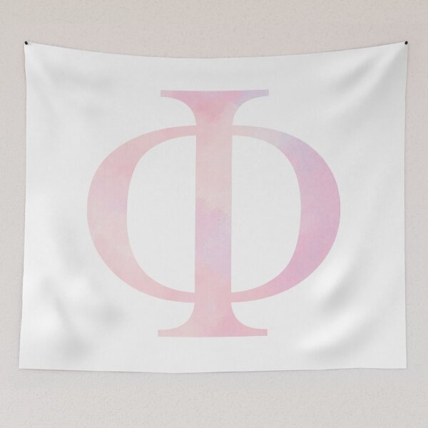 Item preview, PHI BLUSH GREEK LETTER designed and sold by Stickers by SoSrat.