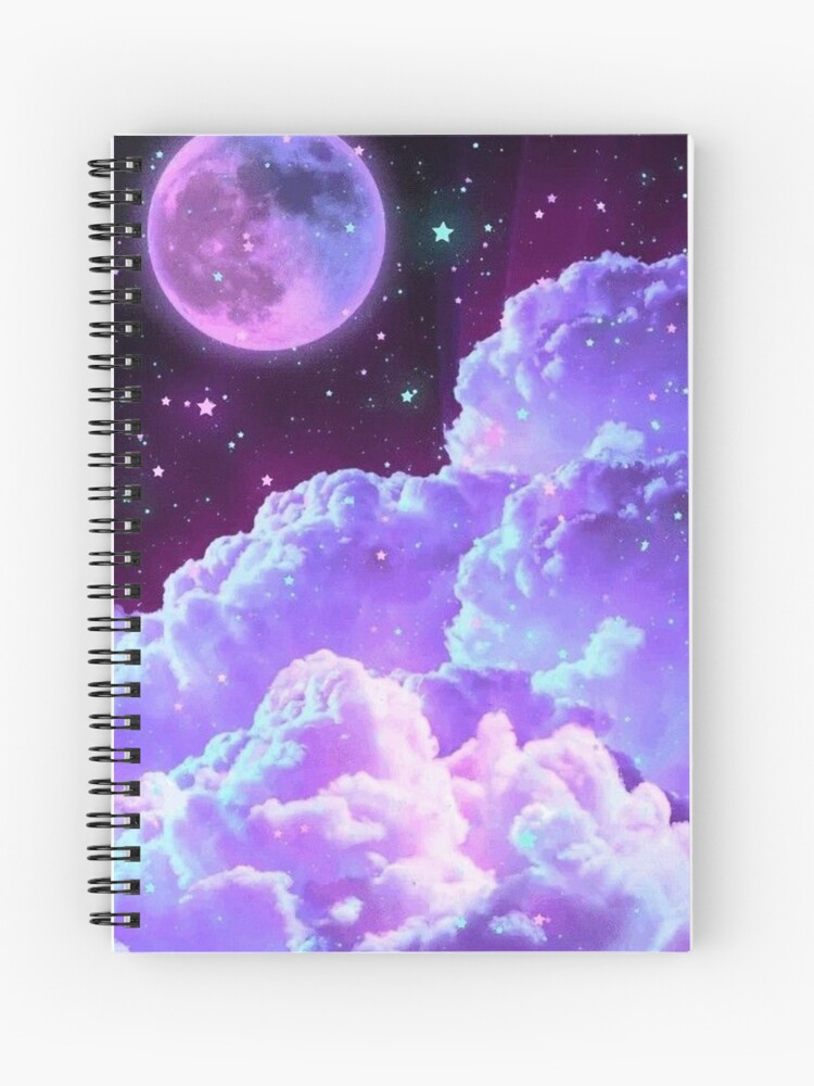 Aesthetic clouds and moon