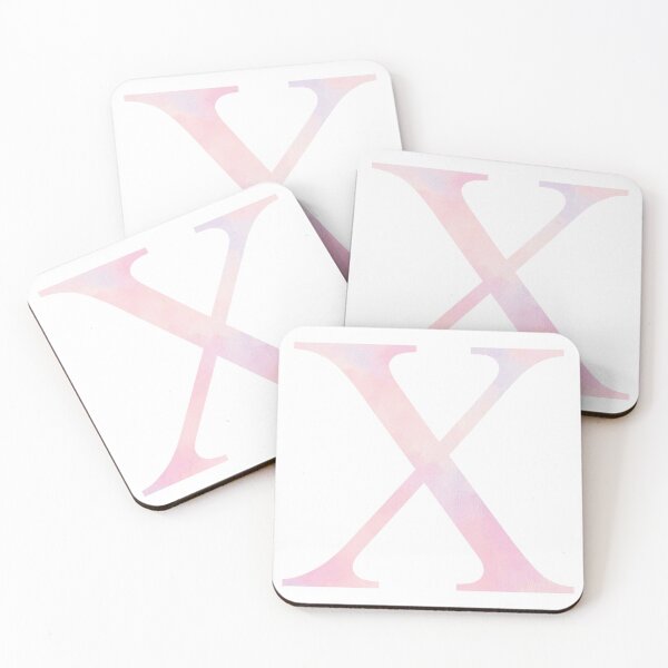 Item preview, CHI X BLUSH GREEK LETTER designed and sold by Stickers by SoSrat.