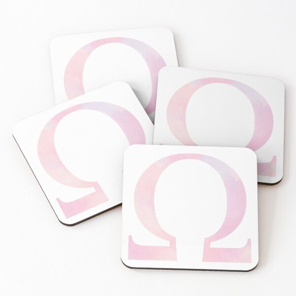 Item preview, Copy of OMEGA BLUSH GREEK LETTER designed and sold by Stickers by SoSrat.