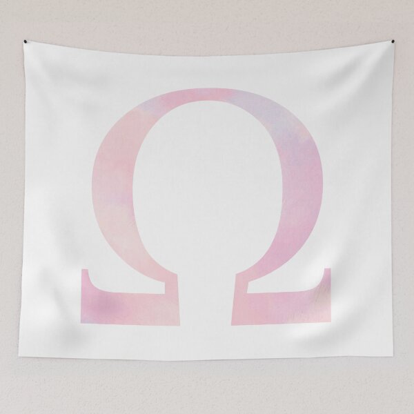 Item preview, Copy of OMEGA BLUSH GREEK LETTER designed and sold by Stickers by SoSrat.