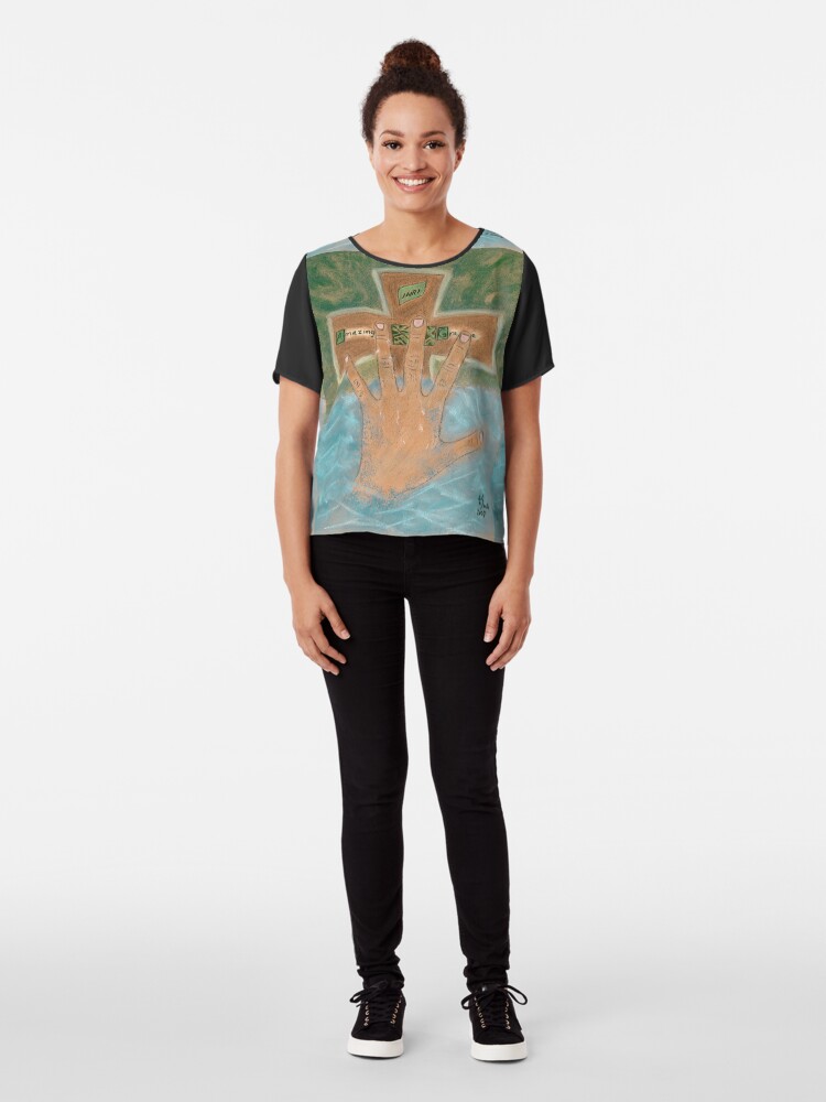 Alternate view of Amazing Grace Chiffon Top