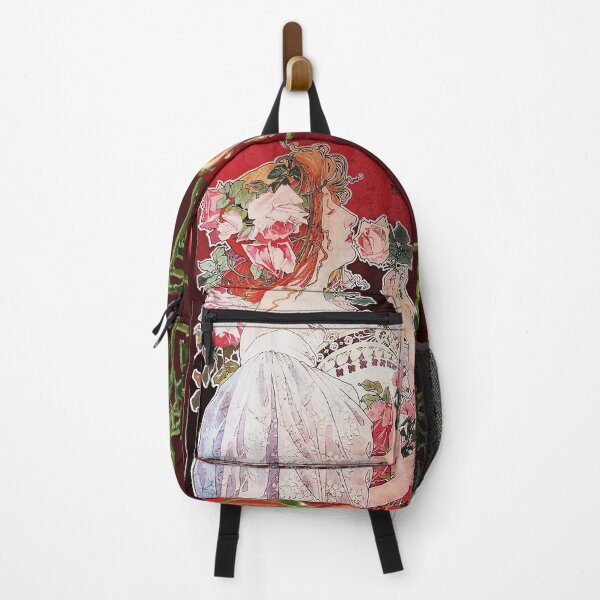 Item preview, LADY WITH ROSES Art Nouveau Woman Portrait designed and sold by BulganLumini.