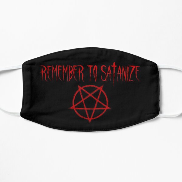 Remember to Satanize Flat Mask