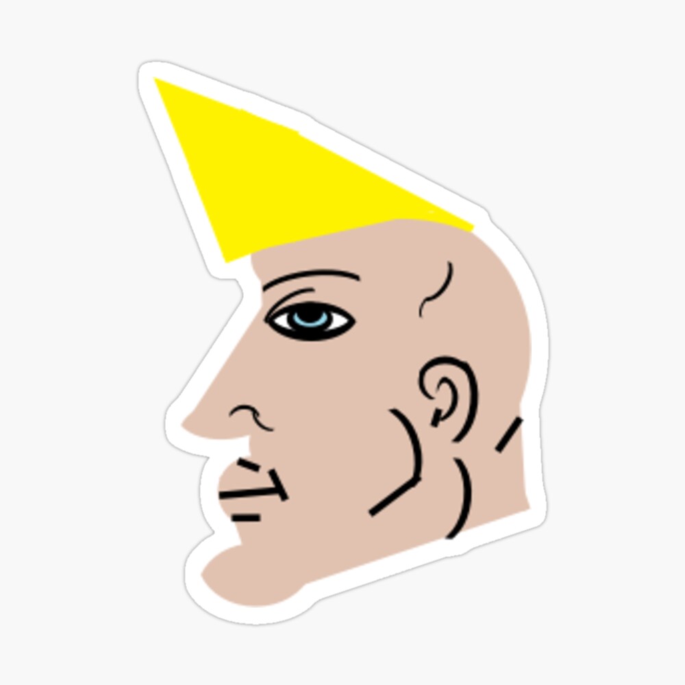 The Almighty Chad meme  Sticker for Sale by LucyOtama