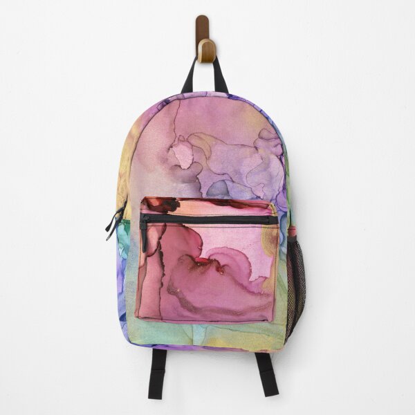 Item preview, Colorful Ink Swirls with Gold Marble designed and sold by Olga Shvartsur.