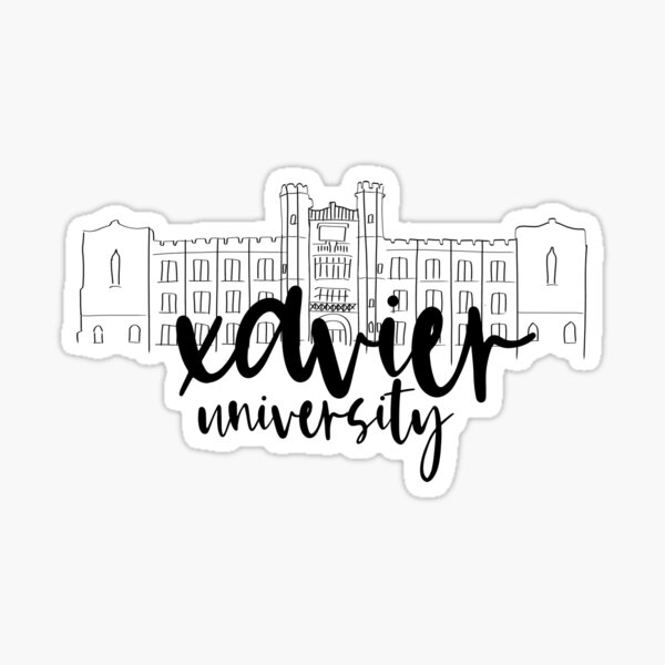 Xavier University Hinkle Hall Sticker