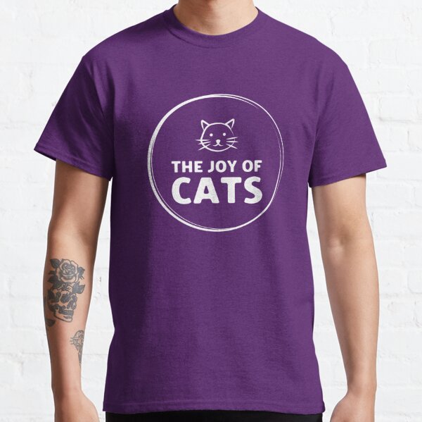 The Joy of Cats logo white Classic T-Shirt