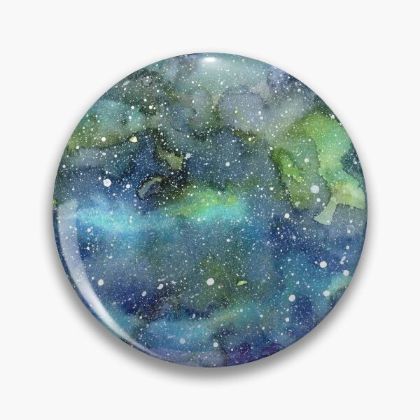Item preview, Watercolor Galaxy Painting Nebula Art designed and sold by Olga Shvartsur.