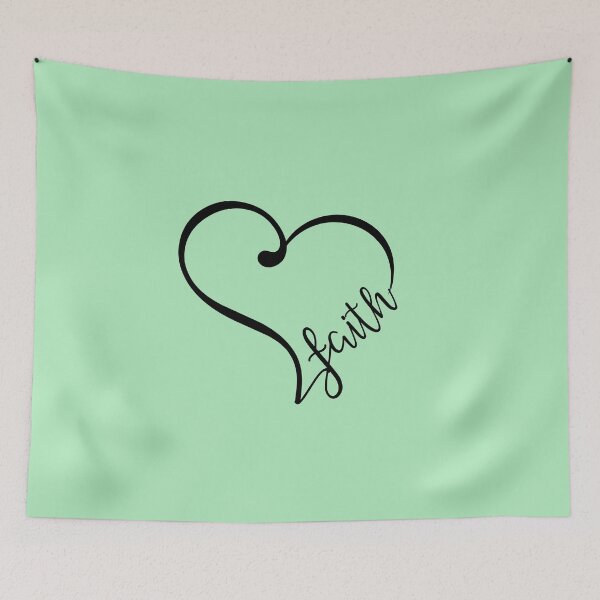 Item preview, Faith Heart Christian Design designed and sold by palmsandprints2.