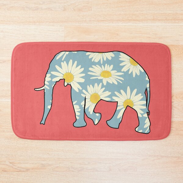 Item preview, Floral Elephant Chamomille Flower Pattern designed and sold by mouaataaz.