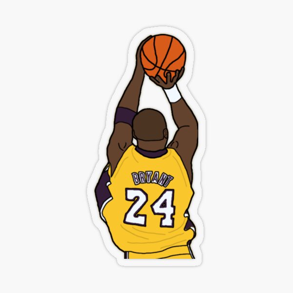 "Kobe bryant" Sticker by lovingallah | Redbubble