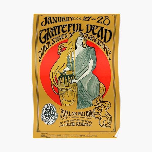 Quicksilver Messenger Service concert poster Poster