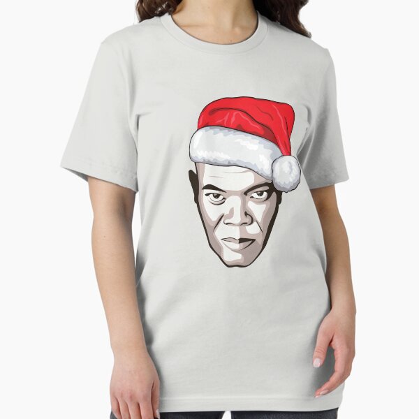 Item preview, Samuel L. Jackson - Christmas T-Shirt designed and sold by Faces Of Awesome.