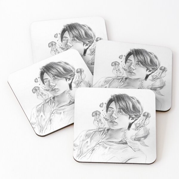 Item preview, underwater jungkook sketch designed and sold by jeongogh.