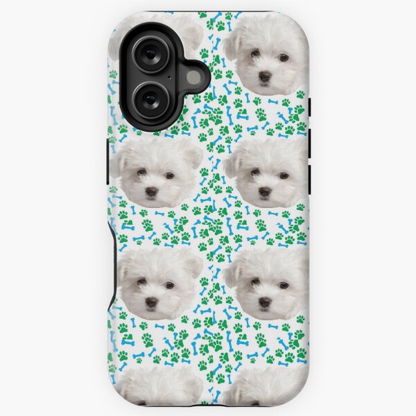 Vista previa del artículo con la obra «Mochila Maltipoo Maltés Blanco», diseñado y vendido por KelaEssentials.