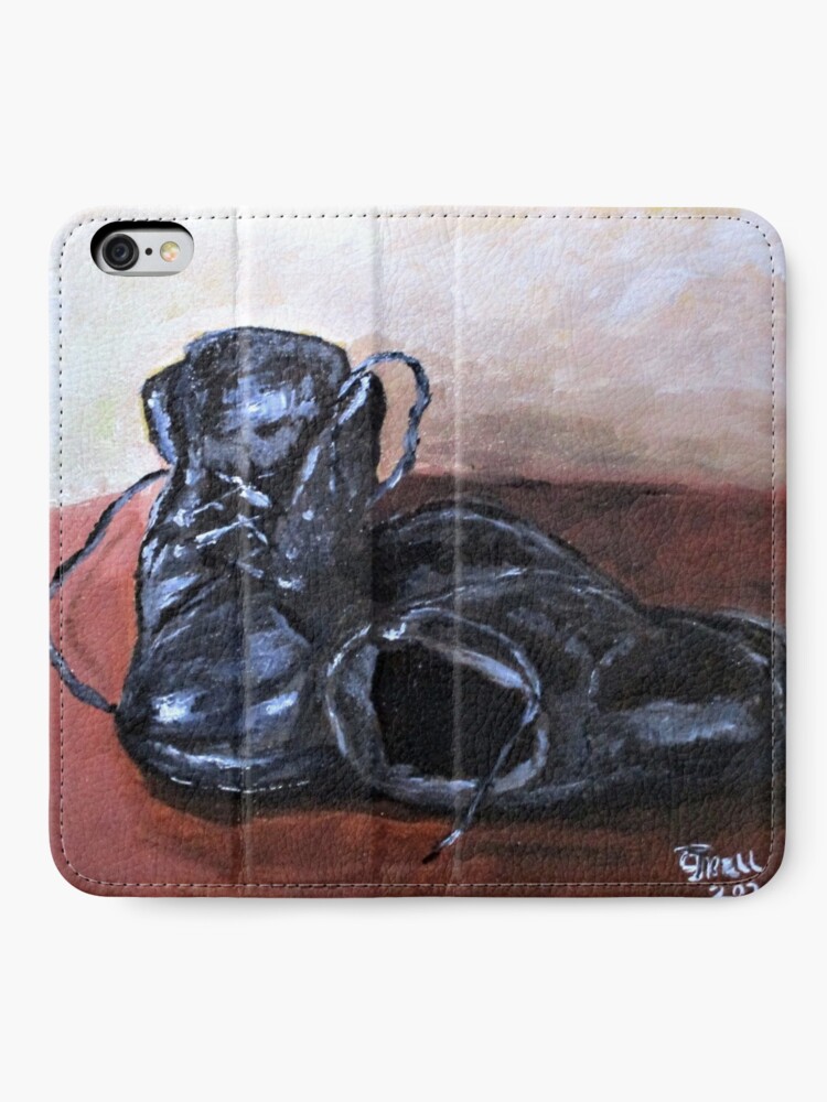 Alternate view of Work Shoes No2. iPhone Wallet