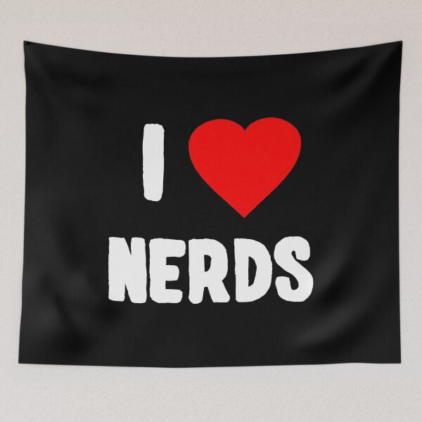 Aperçu de l'œuvre J'aime les nerds créée et vendue par flippinsg.