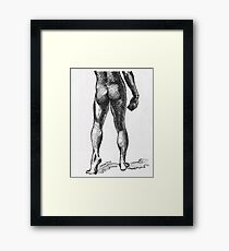Bum Framed Print