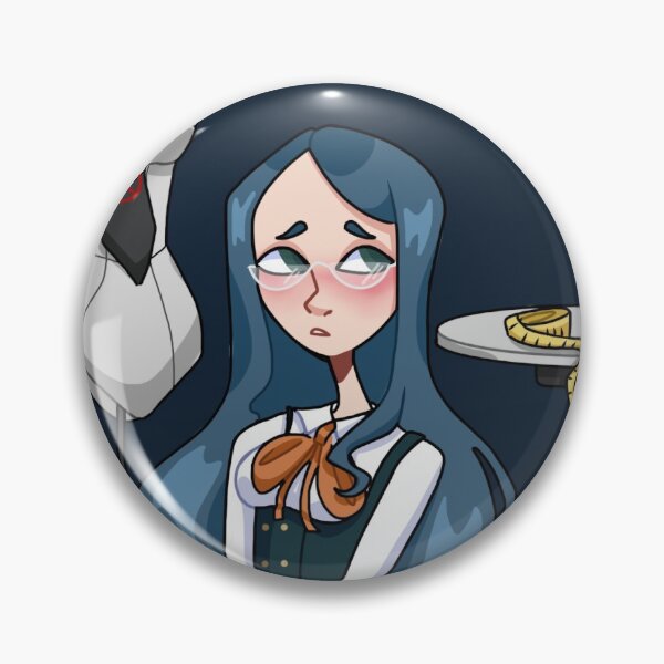 Item preview, Tsumugi Shirogane Danganronpa  designed and sold by CaffeineVibes.