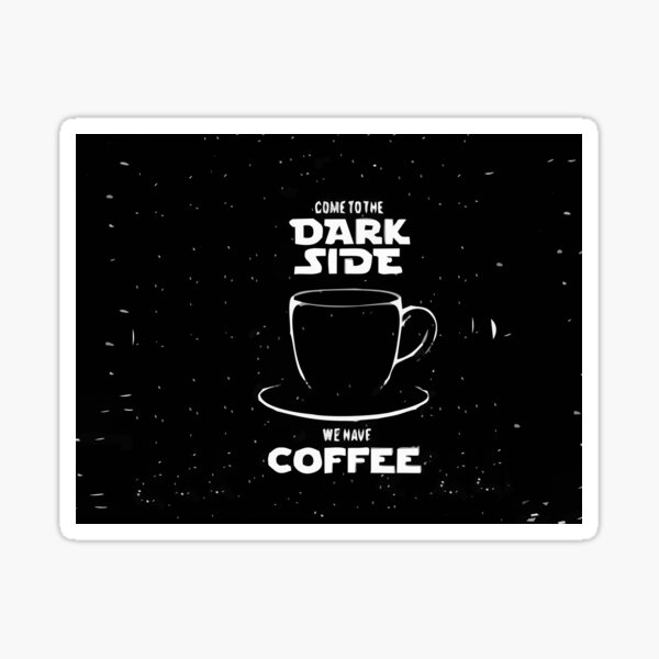 Star wars coffee Window Decal Sticker