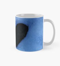 Negative Heart in Snow Classic Mug