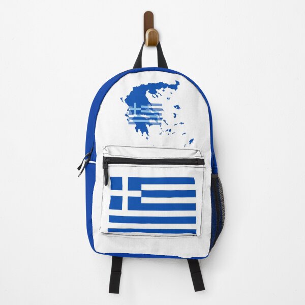 Item preview, Greece - map and national flag designed and sold by eden1472.
