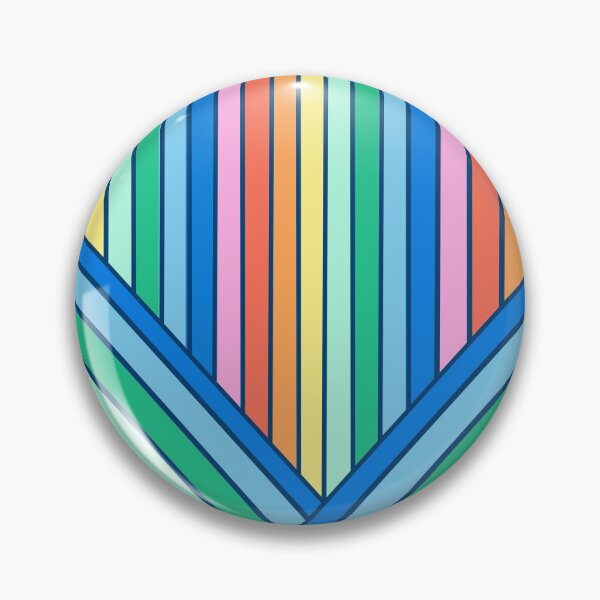 Item preview,  Rainbow Stripe Gorgeous Diagonal Pattern designed and sold by Greenbaby.