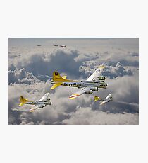 B17 - 487th Bomb Group Photographic Print