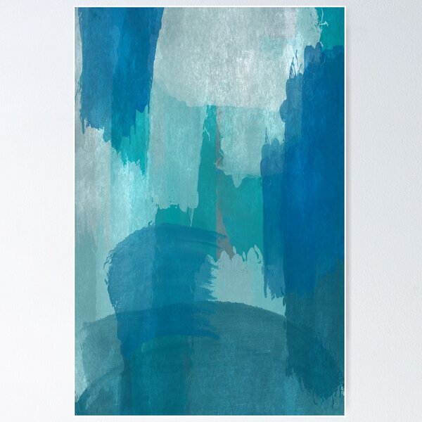 Item preview, Abstract Watercolor Blue Teal designed and sold by whyshecreates.